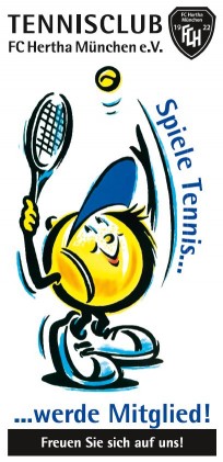 Tennis Flyer Deckblatt